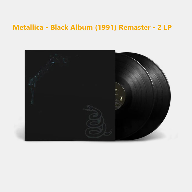 Metallica-Black Album (1991) Remaster-2 LP فروش صفحه گرام متالیکا 
